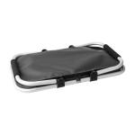 Opvouwbare polyester mand met EVA-schuimhandvat voor picknicks kleur grijs tweede weergave