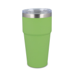 Thermosbeker met keramisch binnenwerk en transparant deksel 500 ml kleur limoen groen