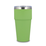 Thermosbeker met keramisch binnenwerk en transparant deksel 500 ml kleur limoen groen vierde weergave