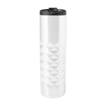 RVS thermosbeker met textuur aan de onderkant, 460 ml kleur wit eerste weergave