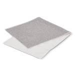 RPET-handdoek met sneldrogende technologie 200 g/m² 30 x 80 cm kleur wit/grijs vijfde weergave
