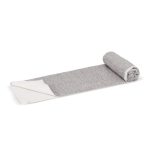 RPET-handdoek met sneldrogende technologie 200 g/m² 70 x 140 cm kleur wit/grijs