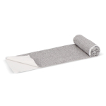 RPET-handdoek met sneldrogende technologie 200 g/m² 100x180 cm kleur wit/grijs
