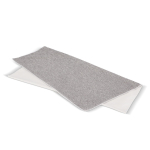RPET-handdoek met sneldrogende technologie 200 g/m² 100x180 cm kleur wit/grijs vijfde weergave