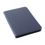 Polyester portfolio met opbergruimte en notitieblok Workday kleur blauw eerste weergave