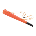 Plastic toeter met bijpassend koord, ideaal voor evenementen kleur oranje derde weergave