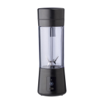 Draagbare elektrische blender met USB-C-aansluiting en 6 messen kleur zwart derde weergave