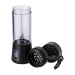 Draagbare elektrische blender met USB-C-aansluiting en 6 messen kleur zwart zevende weergave