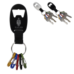 Sleutelhanger met opener en 5 haakjes om sleutels aan te hangen