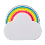 Tape-dispenser in de vorm van een wolk in diverse kleuren kleur wit eerste weergave