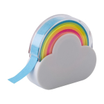 Tape-dispenser in de vorm van een wolk in diverse kleuren kleur wit tweede weergave