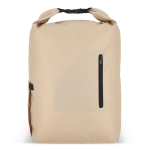 Opvouwbare RPET rugzak met gespsluiting aan de bovenkant 20L kleur beige tweede weergave