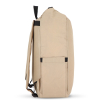 Opvouwbare RPET rugzak met gespsluiting aan de bovenkant 20L kleur beige derde weergave