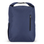 Opvouwbare RPET rugzak met gespsluiting aan de bovenkant 20L kleur donkerblauw tweede weergave