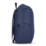 Opvouwbare RPET rugzak met gespsluiting aan de bovenkant 20L kleur donkerblauw derde weergave