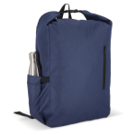 Opvouwbare RPET rugzak met gespsluiting aan de bovenkant 20L kleur donkerblauw zesde weergave