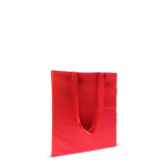 Dagelijkse tas van biologisch katoen met lange hengsels 140 g/m² kleur rood derde weergave