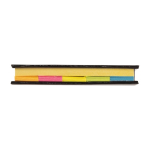 Hardcover set met kleefnotities in meerdere maten en kleuren kleur zwart derde weergave
