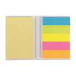 Hardcover set met kleefnotities in meerdere maten en kleuren kleur wit derde weergave