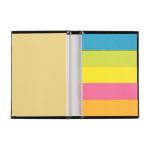 Hardcover set met kleefnotities in meerdere maten en kleuren eerste weergave
