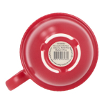 Stapelbare porseleinen mok met klein bovenhandvat 270 ml kleur rood zevende weergave