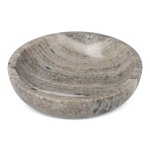 Elegante marmeren schaal ideaal voor hapjes of decoratief gebruik kleur beige tweede weergave