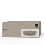 Elegante marmeren schaal ideaal voor hapjes of decoratief gebruik kleur beige zesde weergave