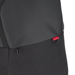 Laptoprugzak van jacquard en PU met trolleyband 15.6 inch kleur zwart zesde weergave