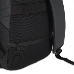 Laptoprugzak van jacquard en PU met trolleyband 15.6 inch kleur zwart zevende weergave