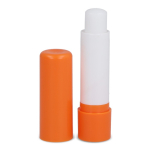 Lippenbalsem van gerecycled materiaal in diverse kleuren kleur oranje