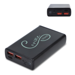 Snellaad-powerbank met twee verschillende poorten 10.000 mAh