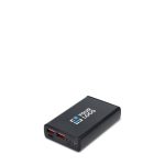 Snellaad-powerbank met twee verschillende poorten 10.000 mAh met afdrukgebied