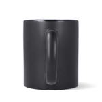 Keramische mok met matte afwerking en glanzend interieur 350 ml kleur zwart vijfde weergave