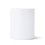 Keramische mok met matte afwerking en glanzend interieur 350 ml kleur wit derde weergave