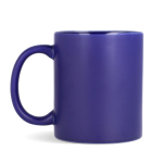 Keramische mok met matte afwerking en glanzend interieur 350 ml kleur donkerblauw vierde weergave