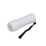 Zaklampen van gerecycled plastic in diverse kleuren met COB-licht kleur wit