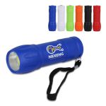 Zaklampen van gerecycled plastic in diverse kleuren met COB-licht