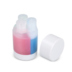 Set van 3 flesjes van 40 ml voor toiletartikelen ideaal voor op reis kleur wit derde weergave