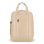 Rugzak van RPET voor laptop met tasfunctie 15.6 inch kleur beige