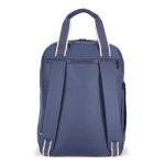 Rugzak van RPET voor laptop met tasfunctie 15.6 inch kleur donkerblauw vijfde weergave