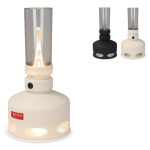 Oplaadbare vintage stijl LED-lamp met blaas-sensor