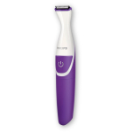 Ontharingsapparaat en mini trimmer in satijnen etui van Phillips kleur wit tweede weergave