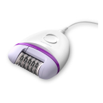 Ontharingsapparaat en mini trimmer in satijnen etui van Phillips kleur wit vierde weergave