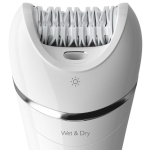 Waterbestendige ontharingsapparaat met oplaadbare batterij Phillips kleur wit derde weergave