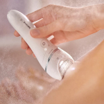 Waterbestendige ontharingsapparaat met oplaadbare batterij Phillips kleur wit zesde weergave