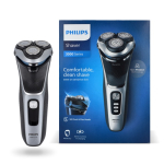 Elektrisch scheerapparaat voor hoofd en gezicht van Phillips kleur zwart