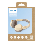 Opvouwbare draadloze koptelefoon om te personaliseren van Phillips kleur beige vijfde weergave