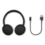 Opvouwbare in-ear hoofdtelefoon met lange afspeelduur van Phillips kleur zwart zevende weergave