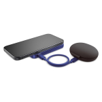 Powerbank met houderfunctie voor telefoon Fresh 'n Rebel 5.000 mAh kleur blauw vierde weergave