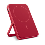 Powerbank met houderfunctie voor telefoon Fresh 'n Rebel 5.000 mAh kleur rood